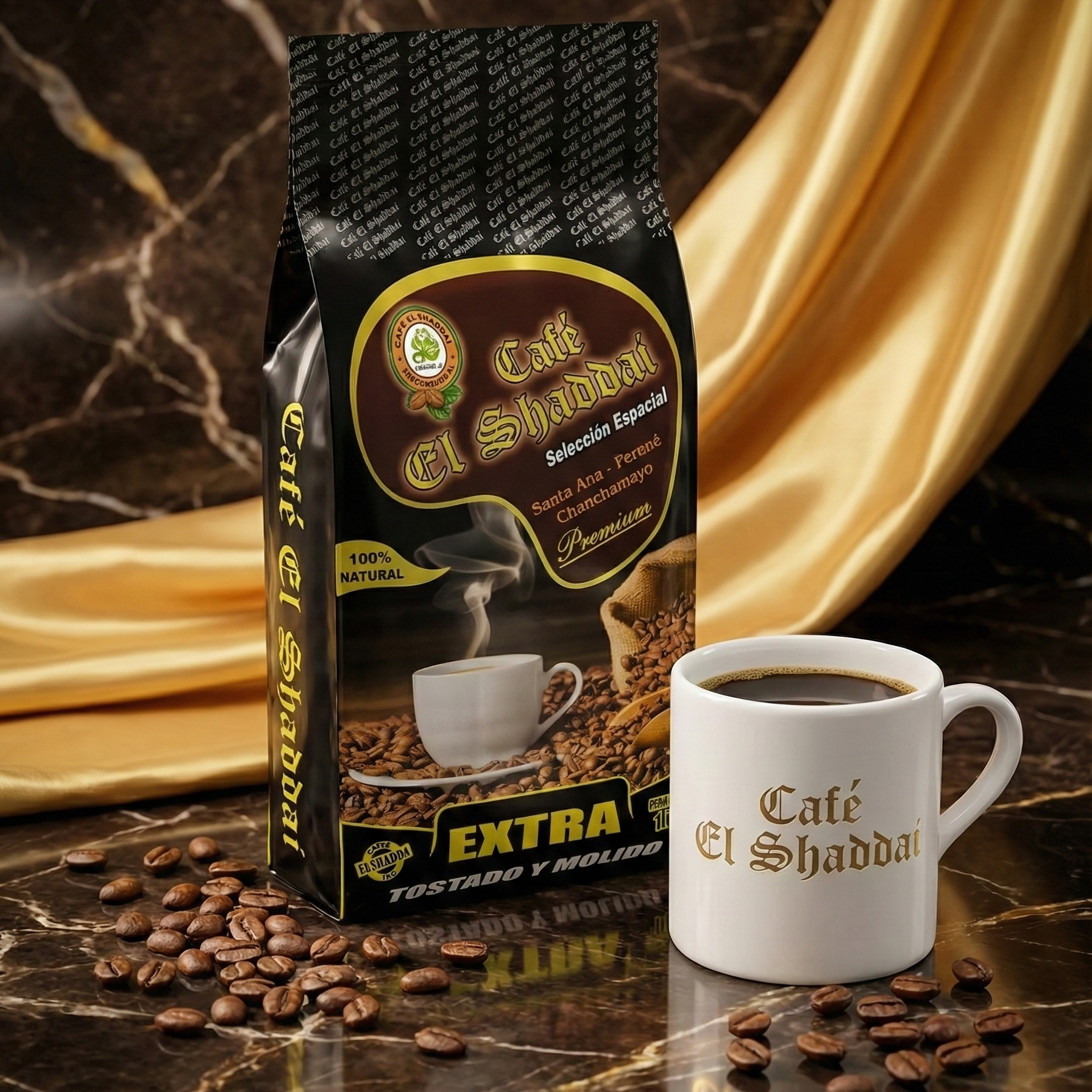 Café El Shaddai - Selección Extra Premium (Ideal para Café Negrito) - 1kg